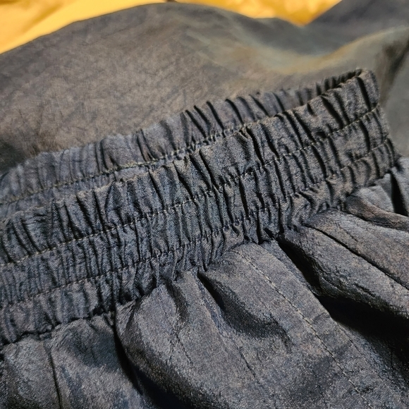 Vintage Saint Germain Paris Blue Pants Straight Leg Elastic Waist Women's Large - Picture 3 of 7